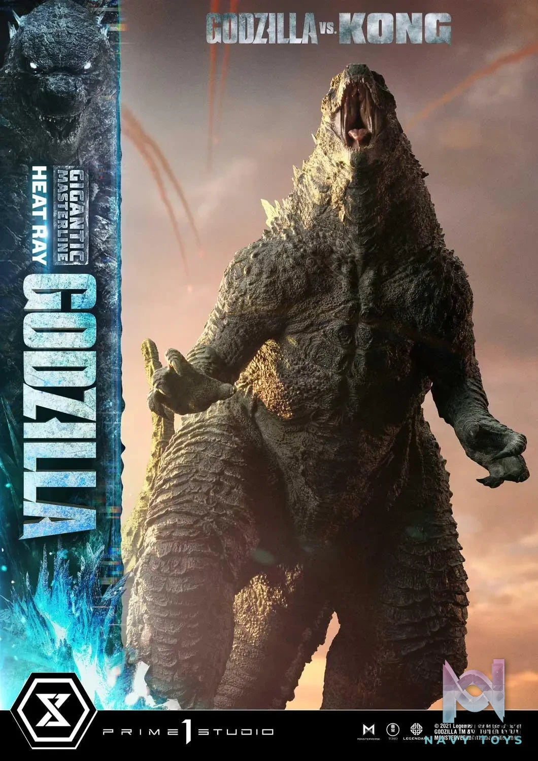 Prime 1 Studio – Gigantic Masterline Godzilla vs Kong Heat Ray Godzilla GMGVK-02 (Licensed)