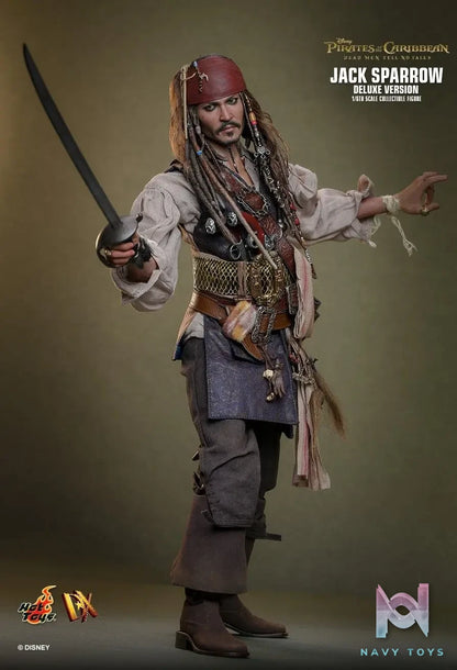 Hottoys – Pirates of the Caribbean: Dead Men Tell No Tales Jack Sparrow 1/6th scale Collectible Figure DX37 DX38 (Licensed)