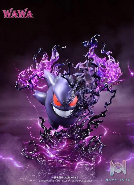 WAWA Studio - Pokemon Gengar resin statue Navy Toys anime figure