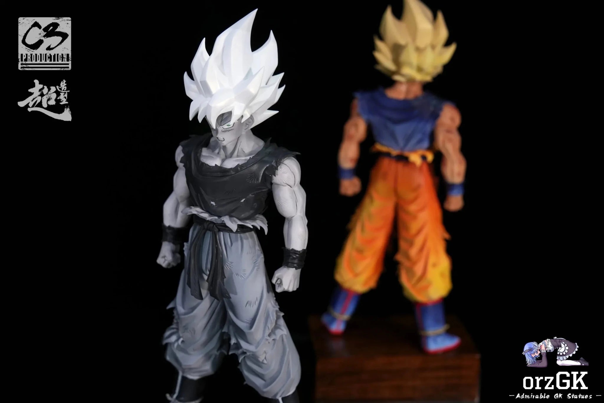 C3 Studio - Dragon Ball Legendary Super Saiyan Son Goku resin statue Navy Toys anime figure