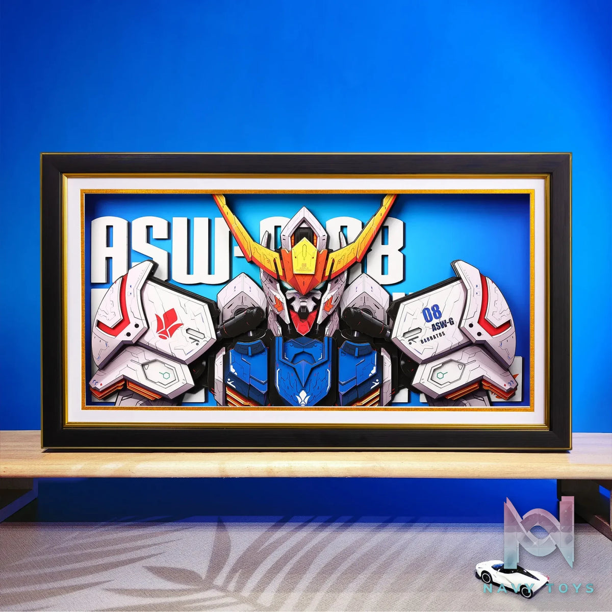 Yu Zhi Jiang Studio – Gundam Barbatos 3D Decorative Painting Gundam