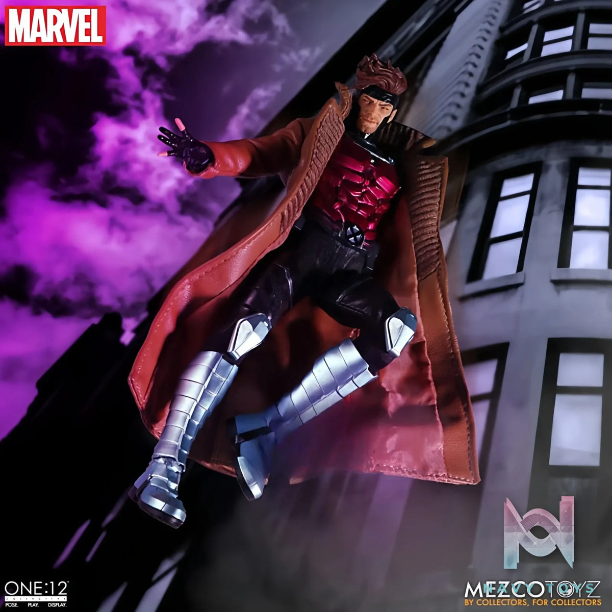 Mezco Studio – 1/12 Marvel Comic Version Gambit Action Figure (Licensed)