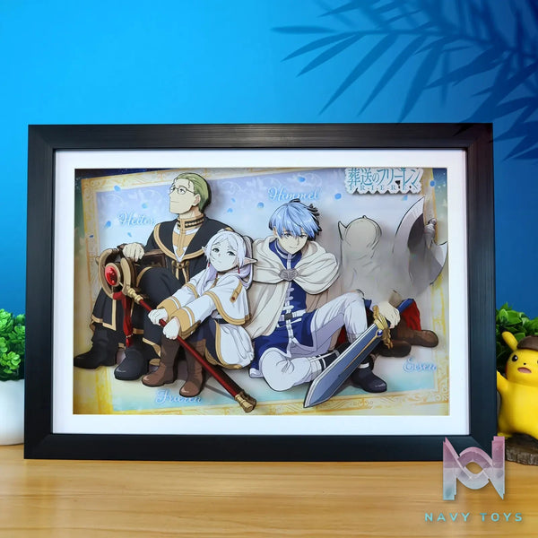 KALA HOME Studio – Frieren: Beyond Journey's End Multiple Characters #02 3D Decorative Painting Frieren: Beyond Journey's End