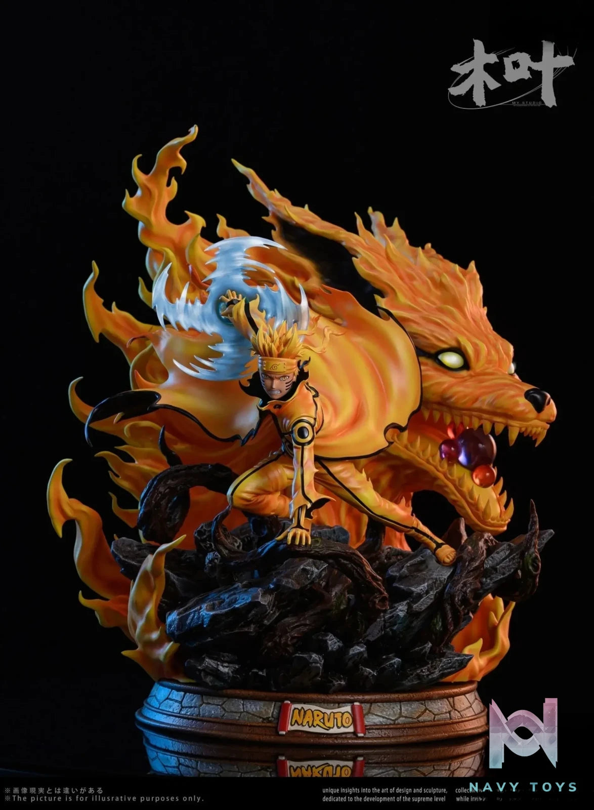 Konoha Studio – Naruto Ninetails Chakra Mode Naruto