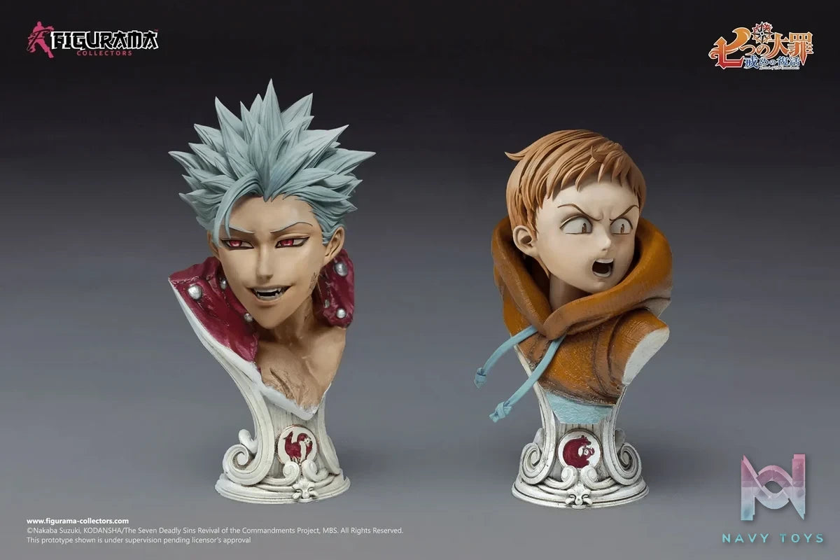 Figurama Collectors - Nanatsu no Taizai: Imashime no Fukkatsu Ban & King Elite Fandom 1/6 Scale Statue (Licensed) resin statue Navy Toys anime figure