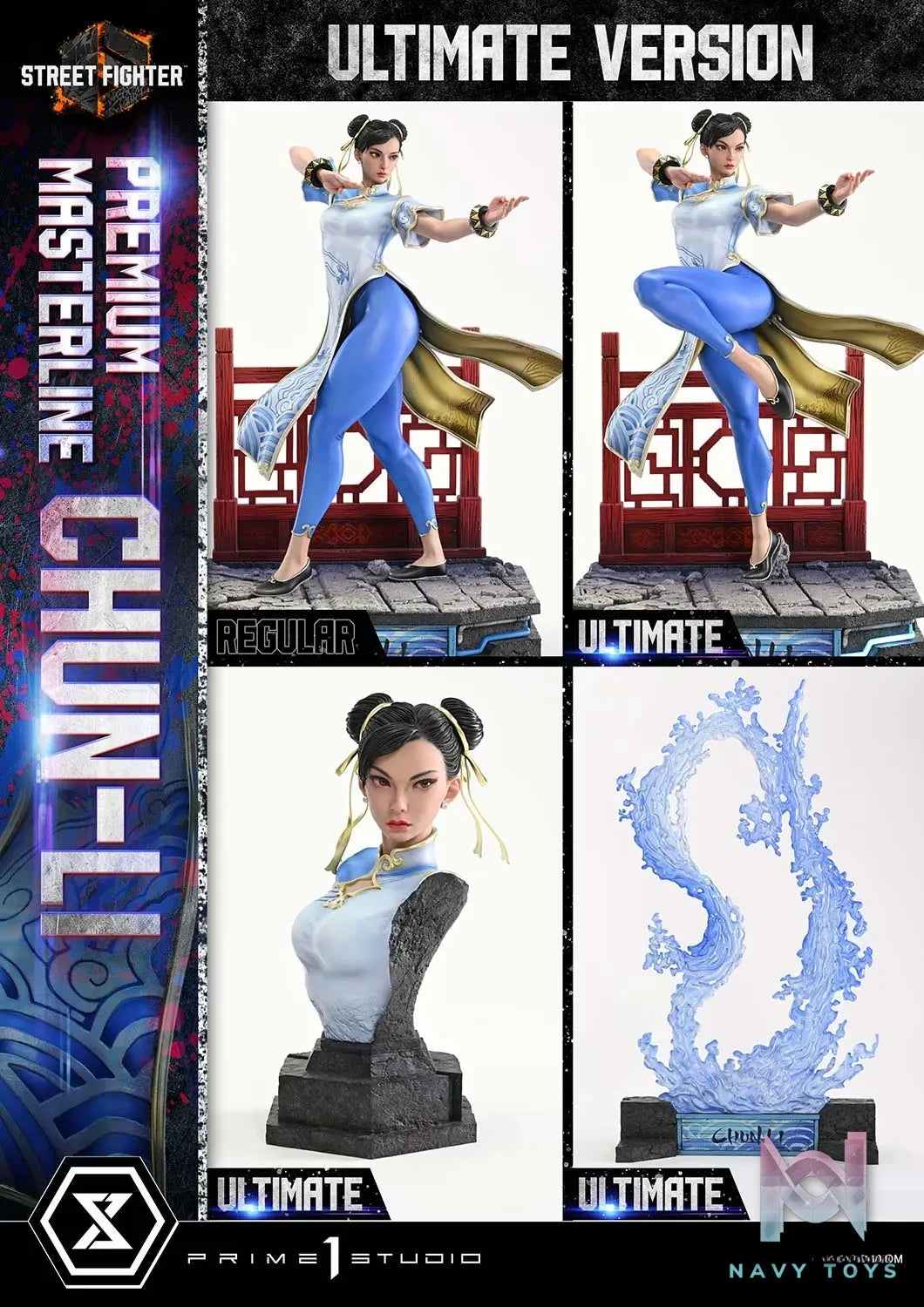 Prime 1 Studio – Premium Masterline Street Fighter 6 Chun-Li 1/4 Scale Statue PMSF6-05 PMSF6-05UT PMSF6-05UTS (Licensed)