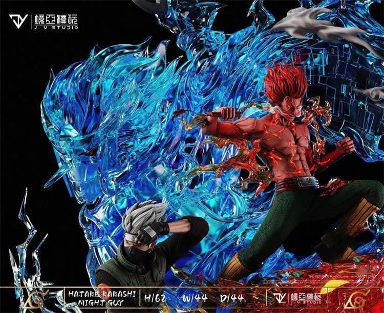 Kakashi x Gai resin statue JY Studio anime figure
