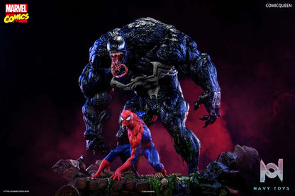 Queen Studio – Marvel14 Spider-Man VS Venom Full Body Figure (Licensed)