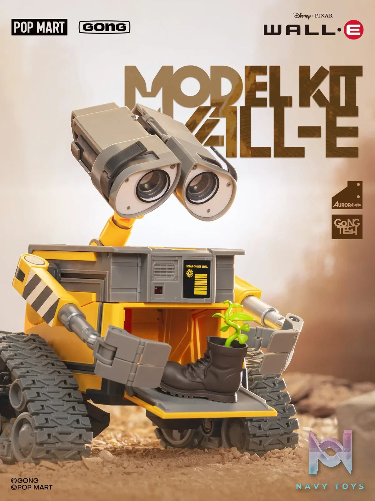 GONG Studio – WALL E WALL-E Plastic Model Kit (Licensed)