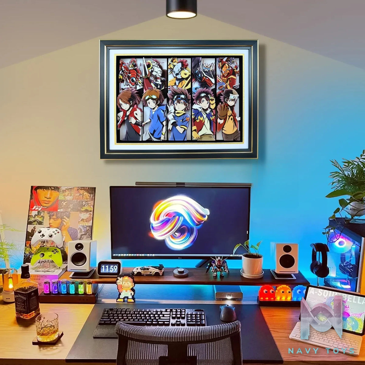 KALA HOME Studio – Digimon Multiple Characters #06 3D Decorative Painting Digimon