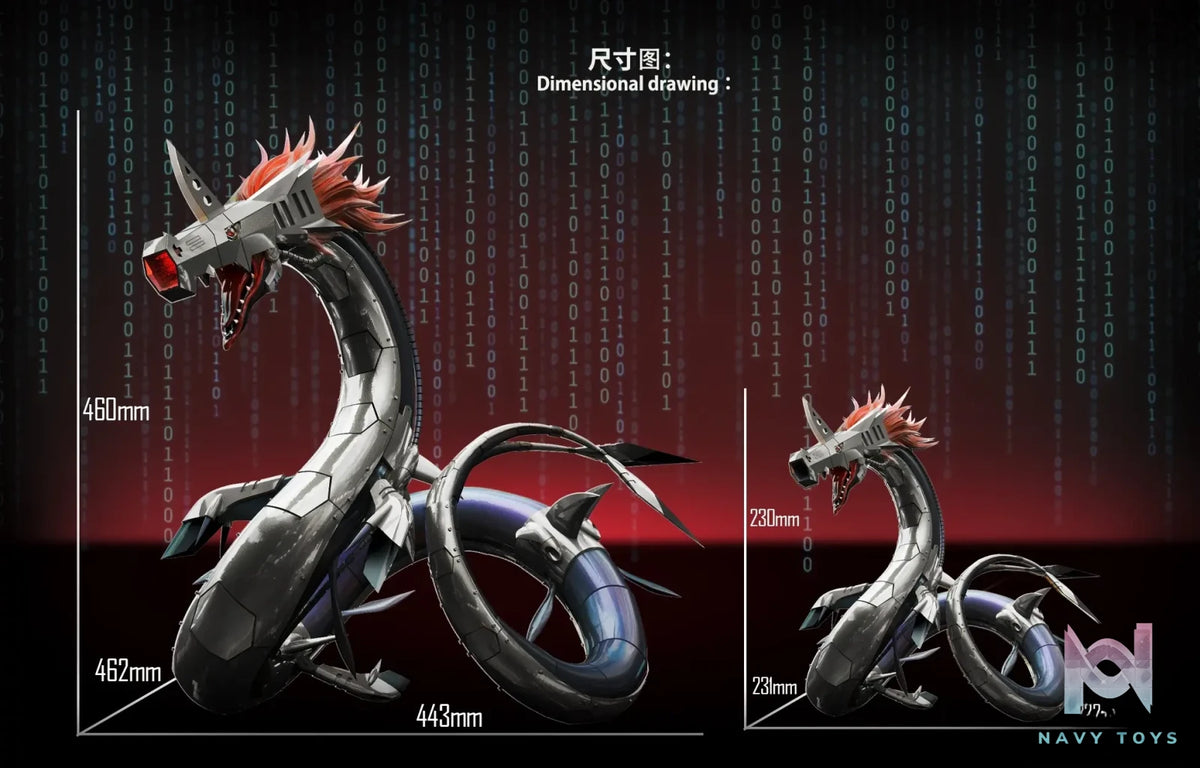 Mine Studio – Digimon 4 King Series Metal Seadramon & Chaos Seadramon