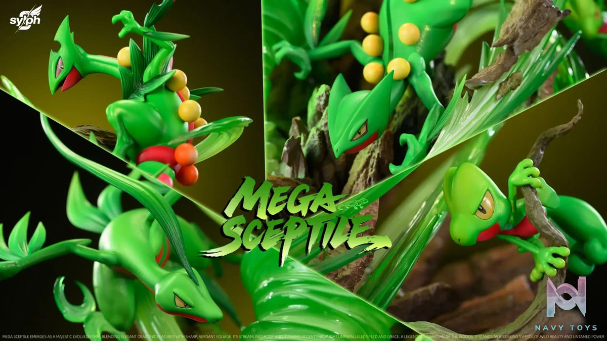 Sylph Studio – Evolution Series Sceptile Family Pokémon
