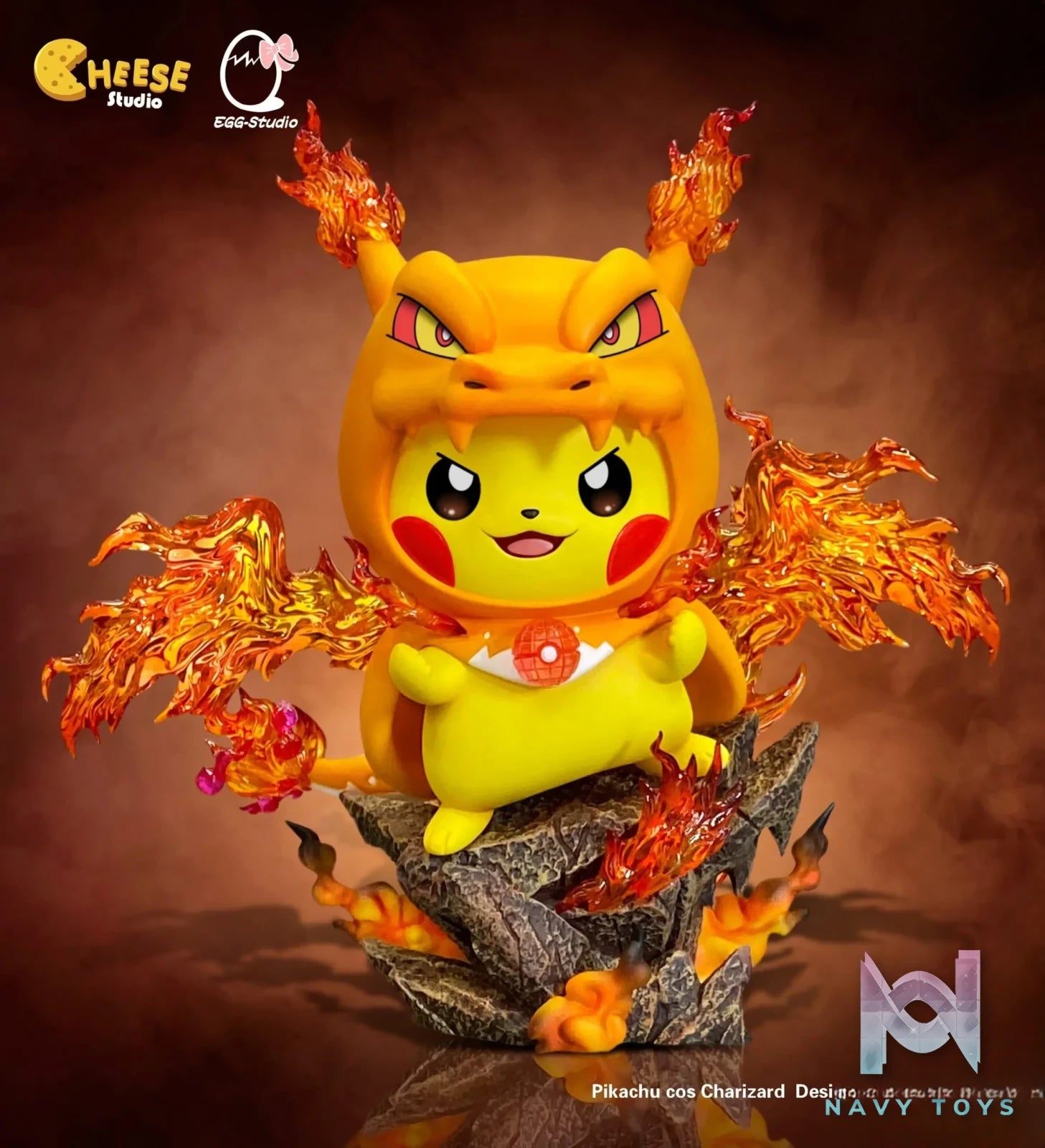 Cheese Studio X Egg Studio – Pokémon Transformation # Charizard Transformation