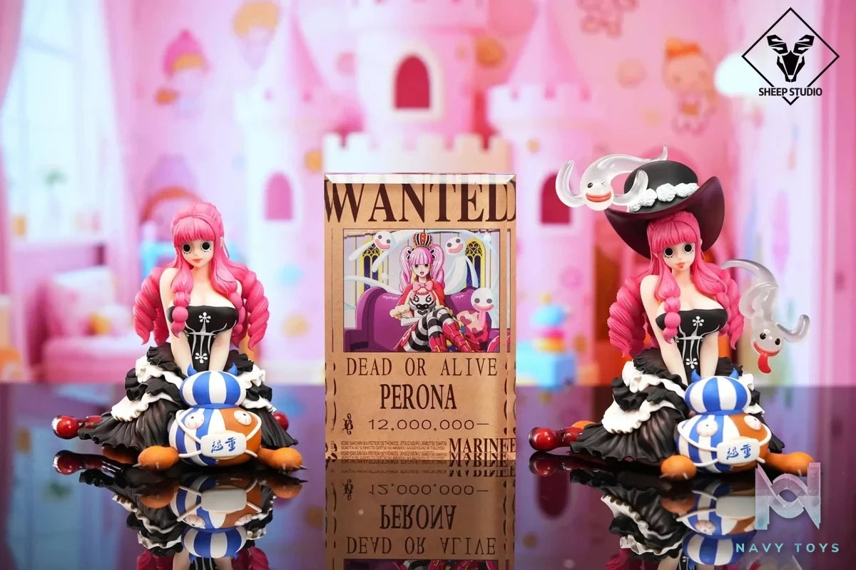 Sheep Studio - One Piece Ghost Princess Perona Sitting Model 3rd Edition resin statue Navy Toys anime figure