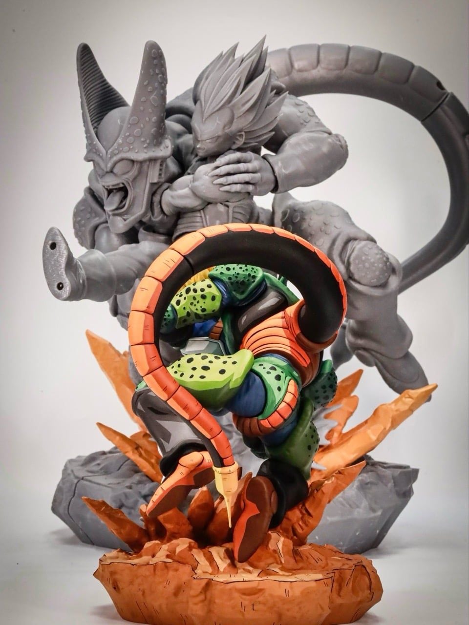 Vegeta vs Cell - Dragon Ball - Boundless Blank Studio resin statue Boundless Blank Studio anime figure