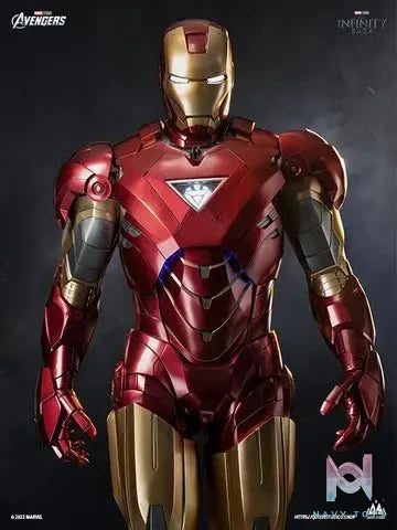 QUEEN Studio - Marvel Iron Man Mark VI 1/1 Statue (Licensed) resin statue Navy Toys anime figure