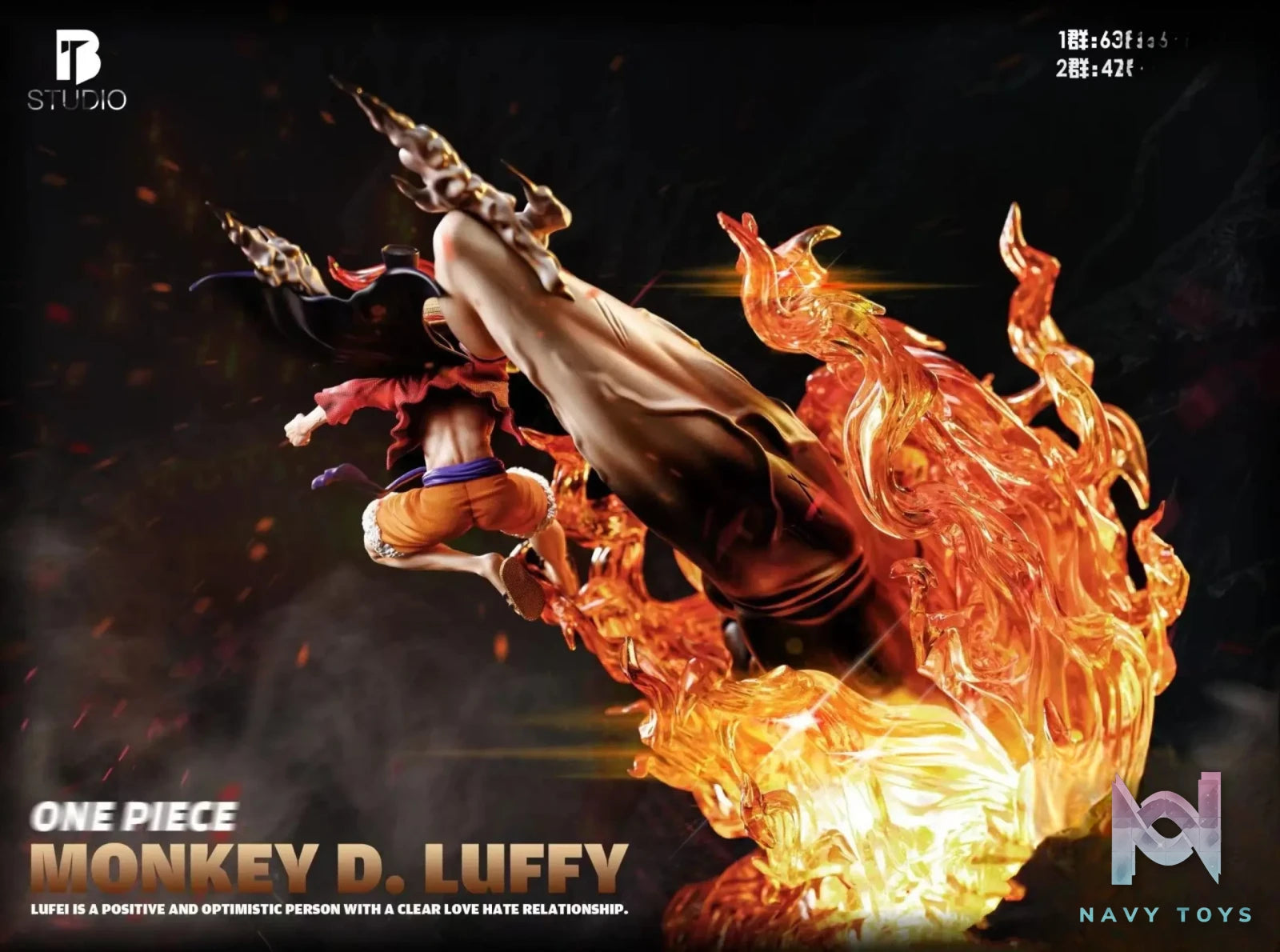 BT Studio – One Piece Red Roc Luffy