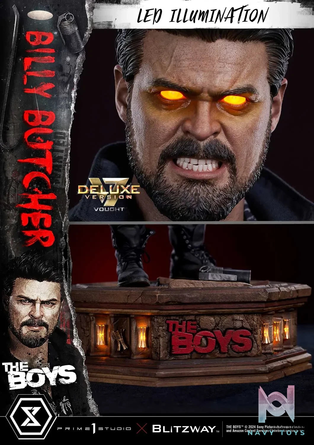 Prime 1 Studio – Premium Masterline The Boys William Billy Butcher PMTB-01 PMTB-01DX (Licensed)