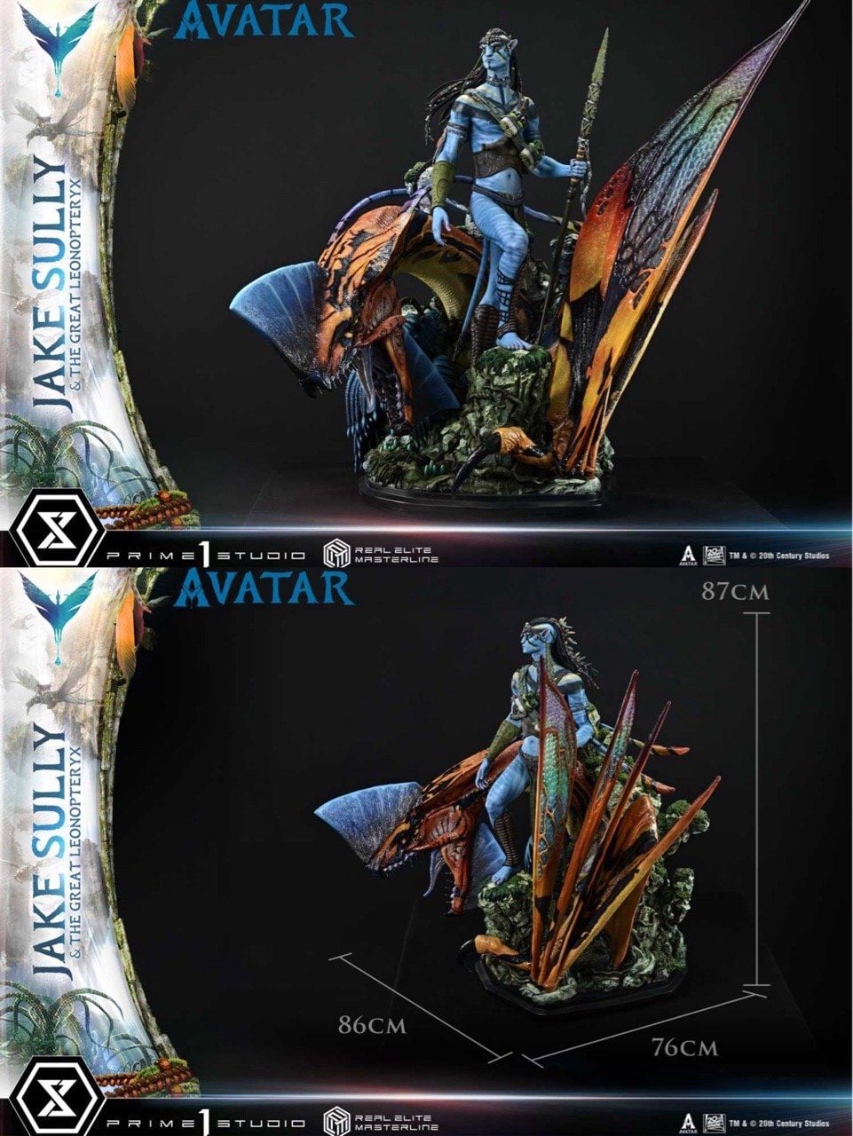 Jake Sully & The Great Leonopteryx - Avatar - Prime 1 Studio resin statue Prime 1 Studio anime figure