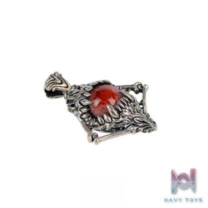 Raven Studio (silver jewelry) – Original Exclusive “Source of Evil” Prosthetic Eye Pendant Original