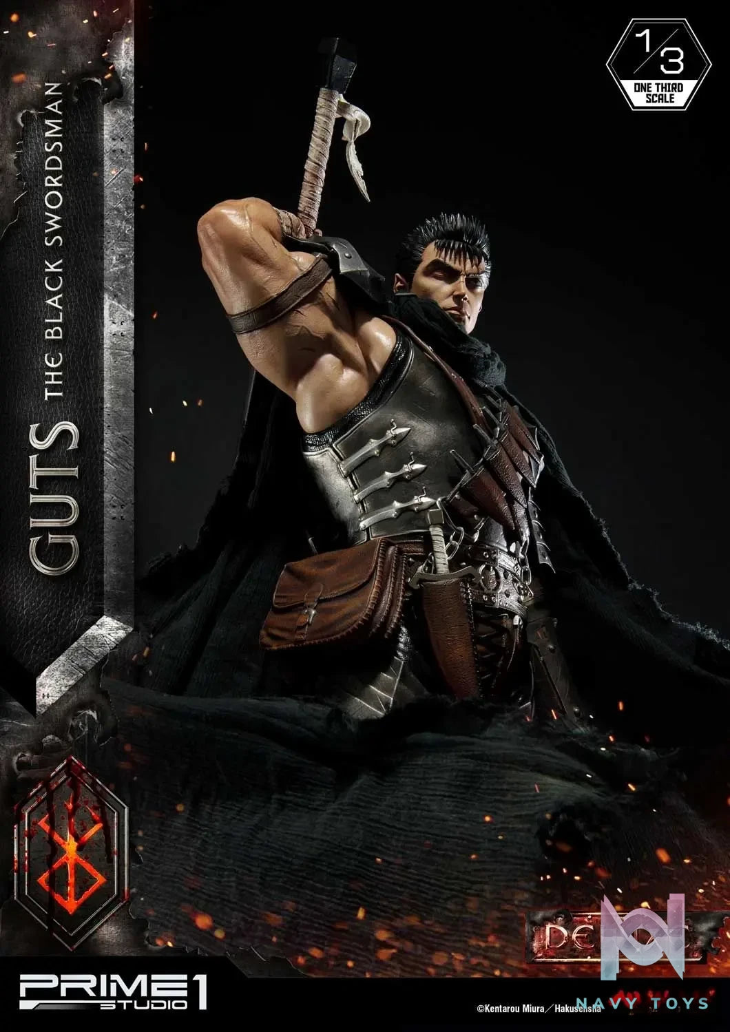 Prime 1 Studio – Museum Masterline Berserk Guts The Black Swordsman MMBR-01 MMBR-01DX (Licensed)