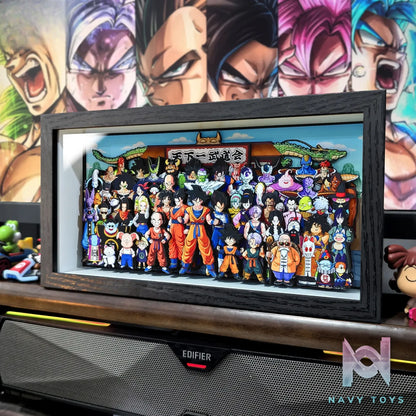 KALA HOME Studio – Dragon Ball Multiple Characters #11 3D Decorative Painting Dragon Ball