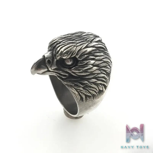 Raven Studio (silver jewelry) – Original Exclusive Design “Dance of the Firmament” Eagle Head Ring Original