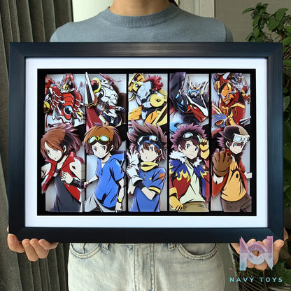 KALA HOME Studio – Digimon Multiple Characters #06 3D Decorative Painting Digimon