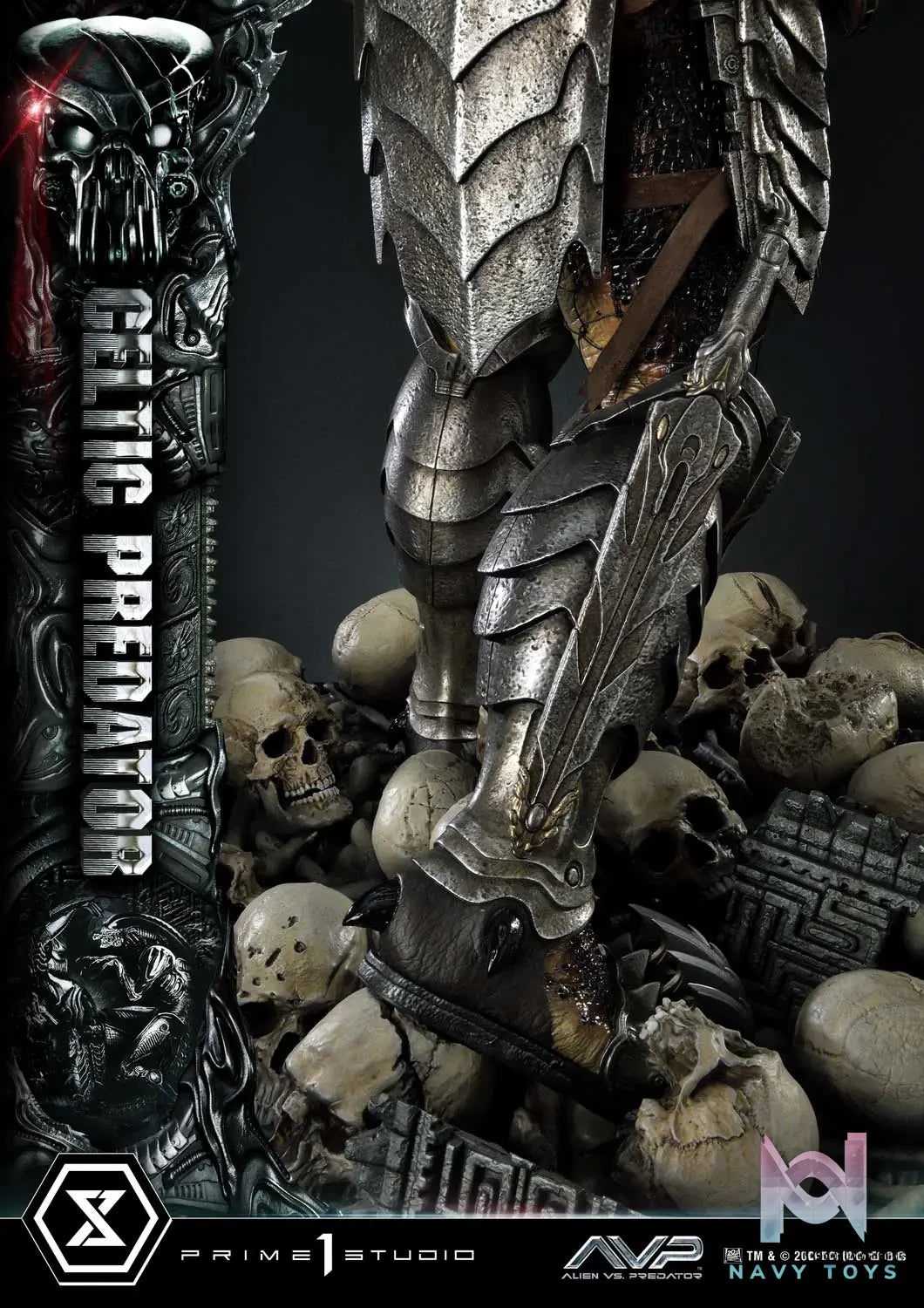 Prime 1 Studio Museum Masterline Alien vs. Predator Celtic Predator MMPR-05 MMPR-05S