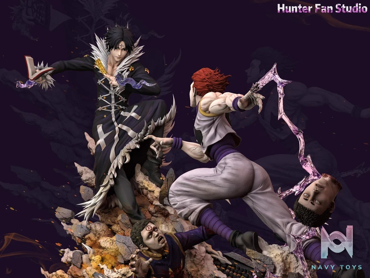 Chrollo Lucifer VS Hisoka - Hunter x Hunter - Hunter Fan Studio resin statue Hunter Fan Studio anime figure