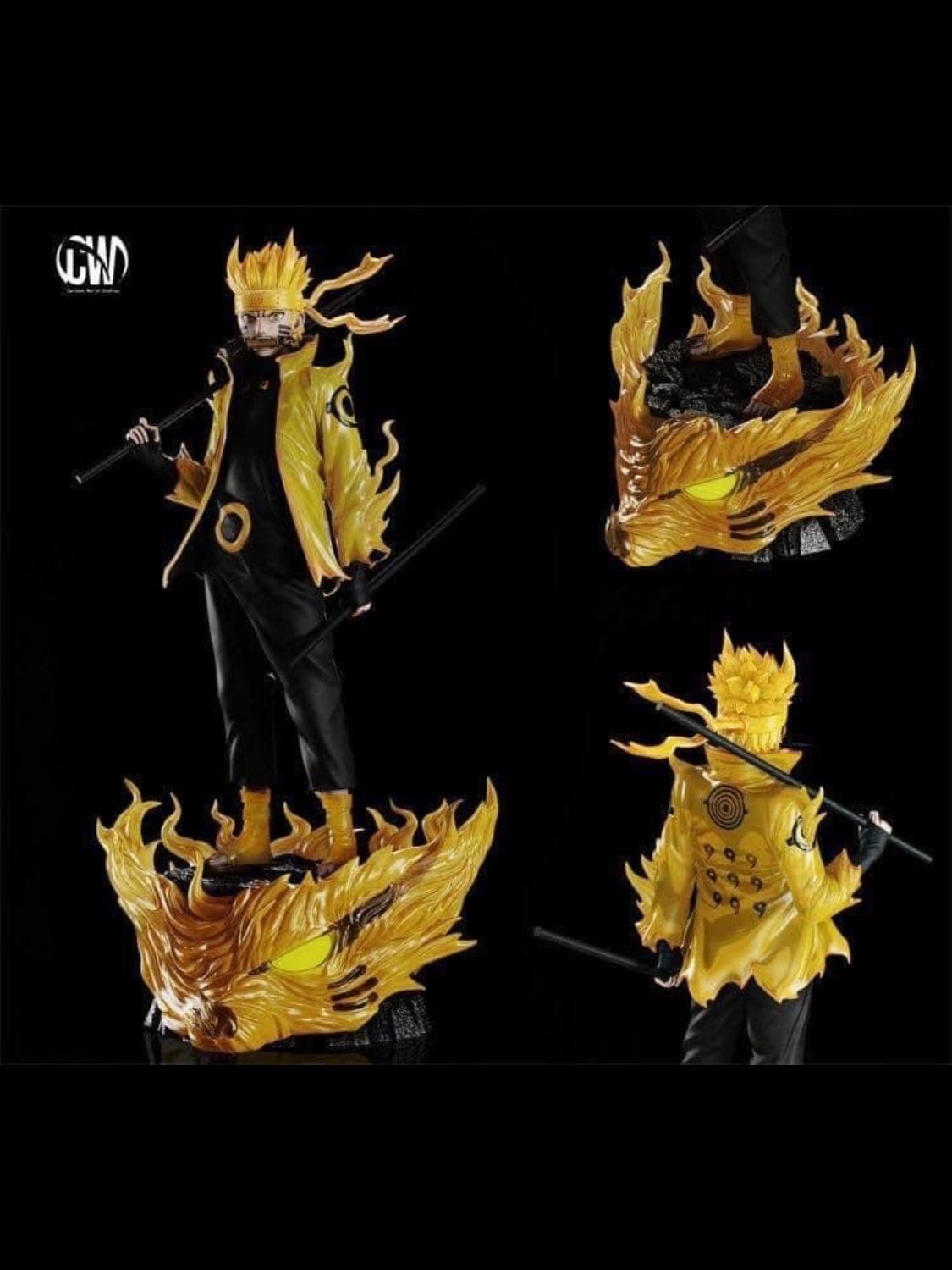 Naruto Kyuubi Mode - Naruto - CW Studio resin statue cw studio anime figure
