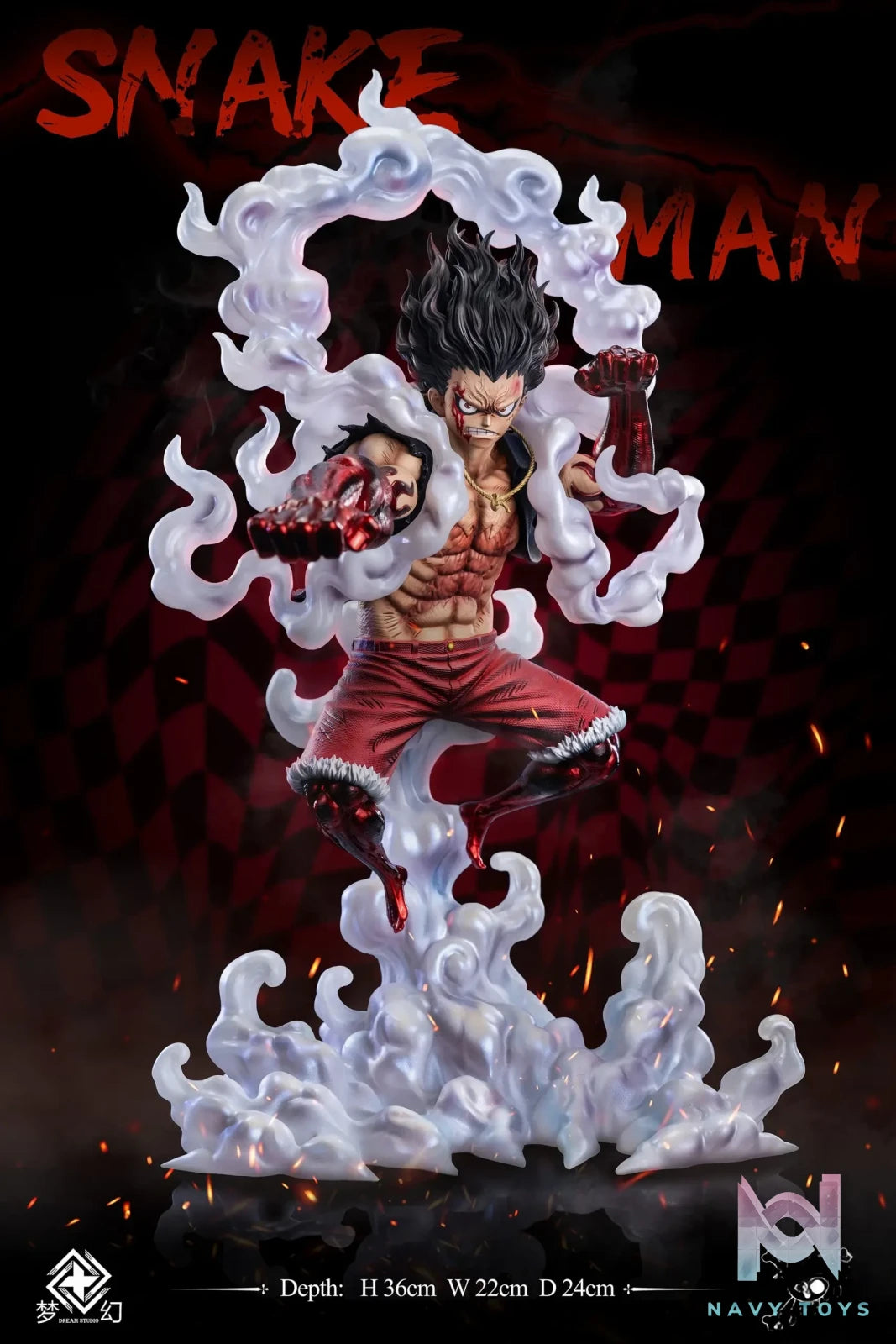 Dream Studio – One Piece Gear 4 Snakeman Luffy