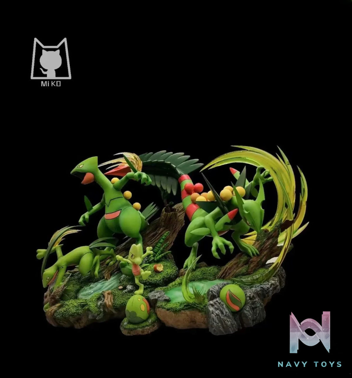 MiKo Studio- Pokémon Evolution Group 4 Mega Super Evolution Sceptile