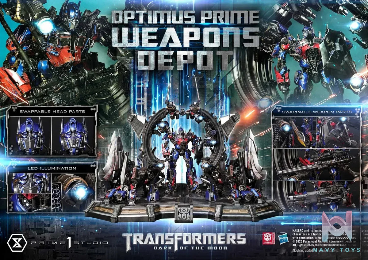 Prime 1 Studio – Museum Masterline Transformers: Dark of the Moon (Film) Optimus Prime Weapons Depot MMTFM-38 MMTFM-38S (Licensed)