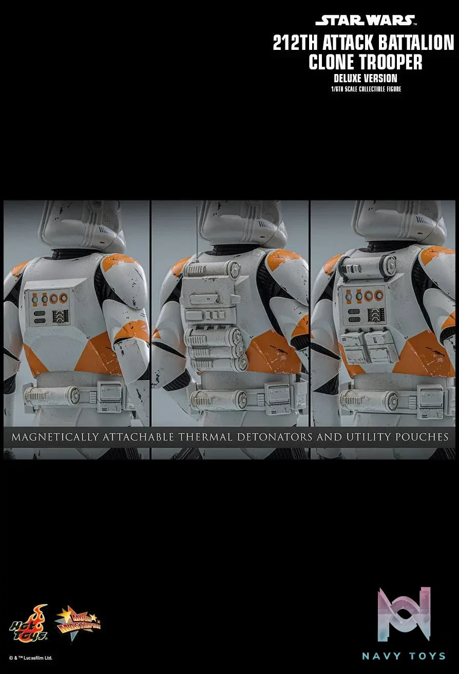 Hottoys – 1/6 Scale Star Wars 212th Attack Battalion Clone Trooper MMS851 MMS852 (Licensed)