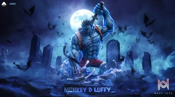 Jinshan Studio - One Piece Horror Series 2 Nightmare Luffy resin statue Navy Toys anime figure