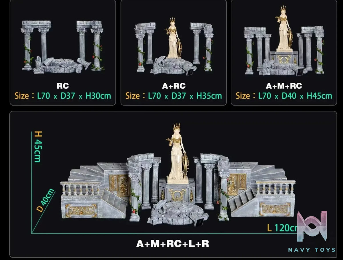 JacksDo Studio – Saint Seiya Athena Roman Column Scene Platform