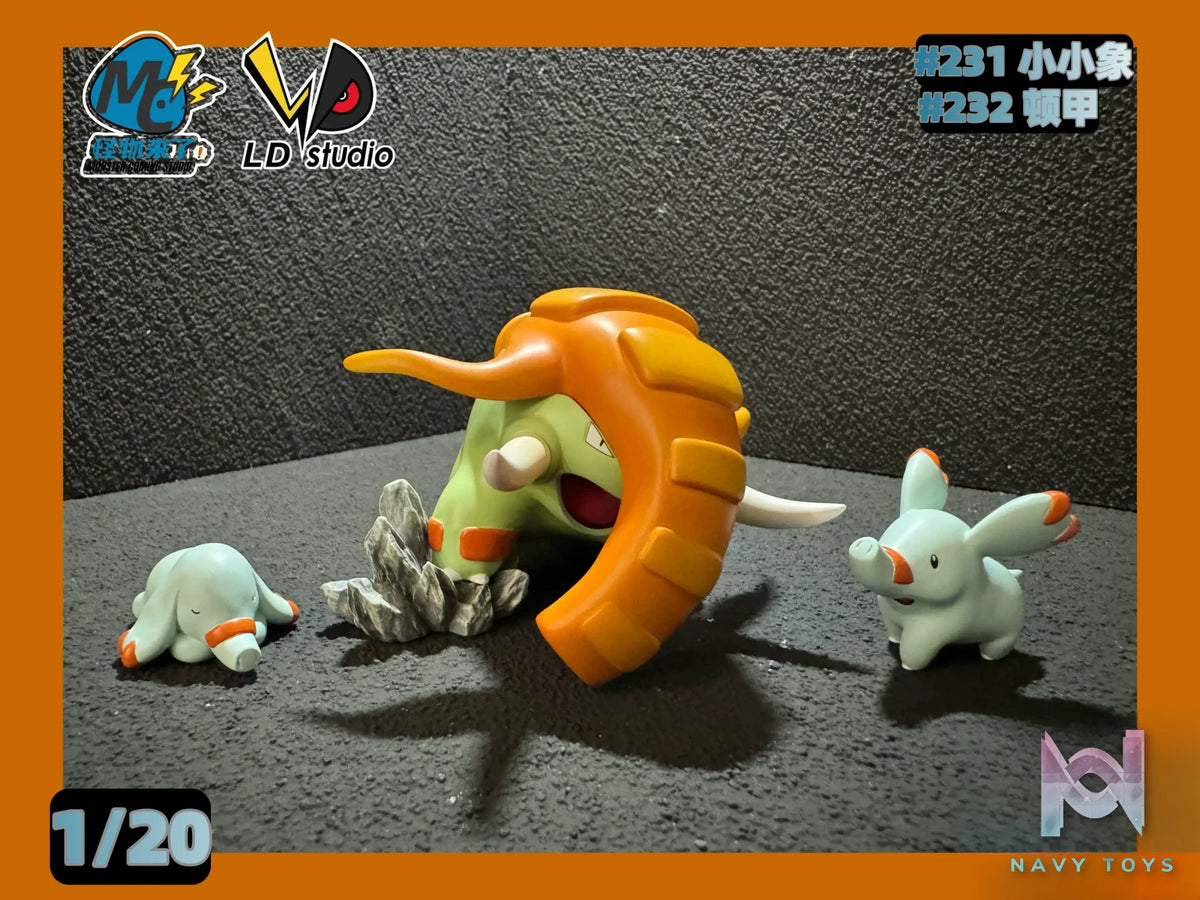 LD Studio & MC Studio – Pokémon Phanpy & Donphan