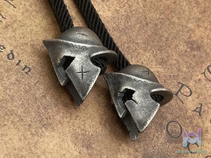 Shou Jiang Studio – Custom Original Design Spartan Shield Sterling Silver Bolo Tie Pendant Original