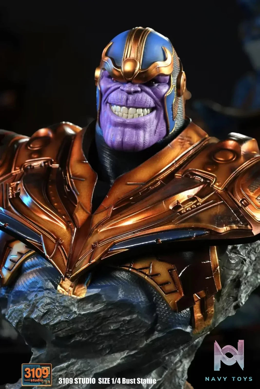 3109 Studio - Marvel Thanos Bust resin statue Navy Toys anime figure
