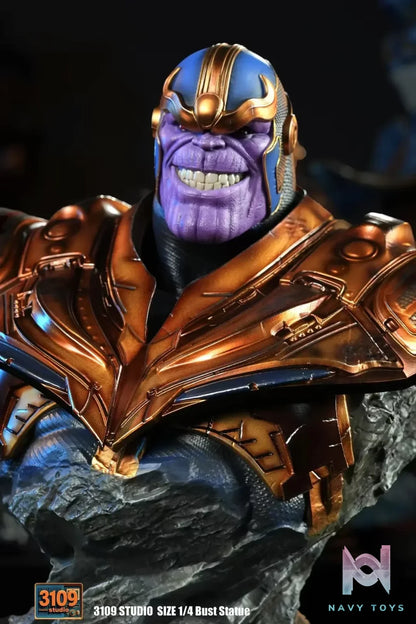3109 Studio - Marvel Thanos Bust resin statue Navy Toys anime figure