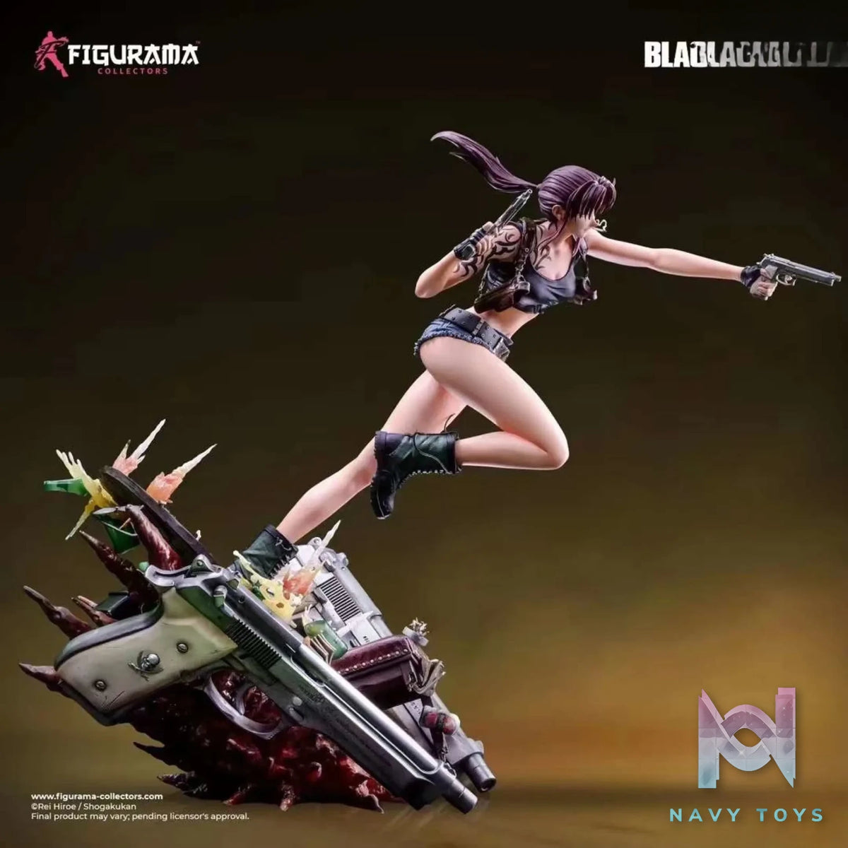Figurama Collectors – Black Lagoon Two Gunners Revy (Licensed)