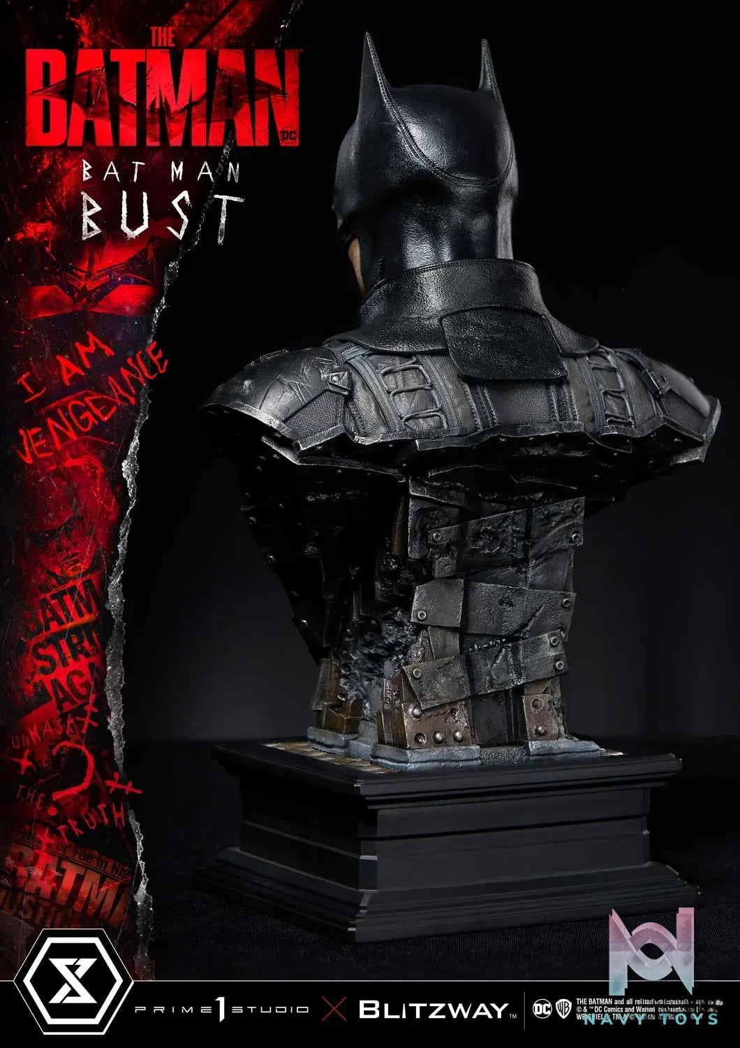 Prime 1 Studio – Premium Bust The Batman (Film) The Batman PBDC-09 PBDC-10 (Licensed)