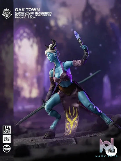 Lazy Monster Studio – Oak town Berylia Dark Moon Assassin & Sorceress (Licensed)