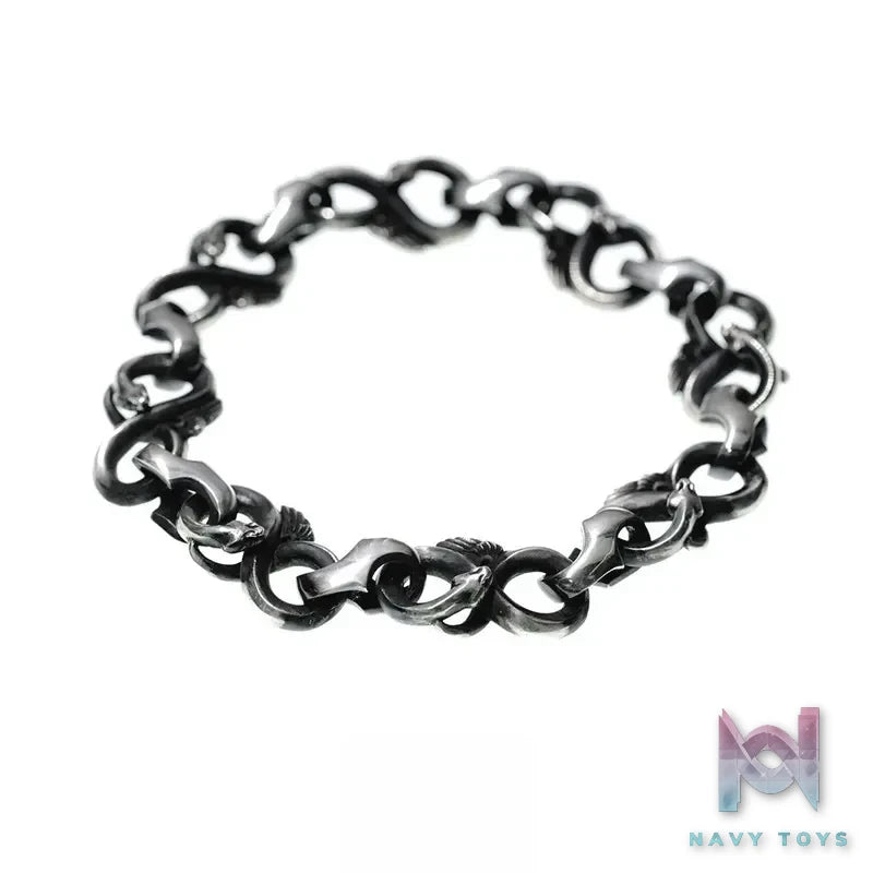 Raven Studio (silver jewelry) – Original Design Feathered Serpent Bracelet Original