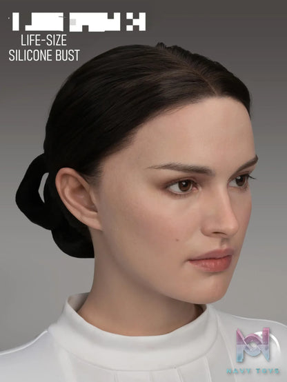 C.R.C Atelier Studio – Natalie Portman Lifesize Silicone Bust Superstar