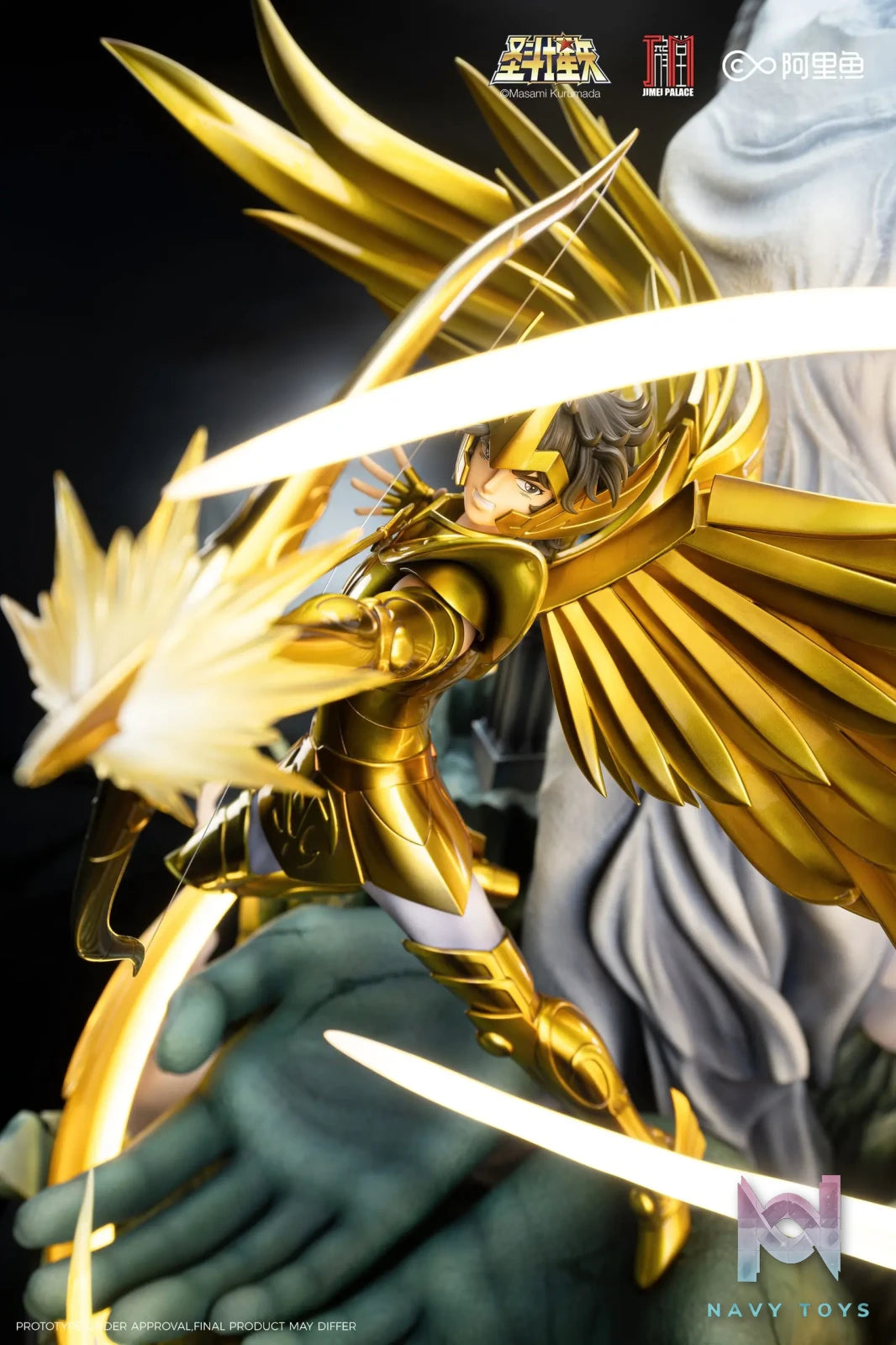 JIMEI PALACE Studio – Saint Seiya: Twelve Gold Sagittarius Aeolus Statue (Licensed)