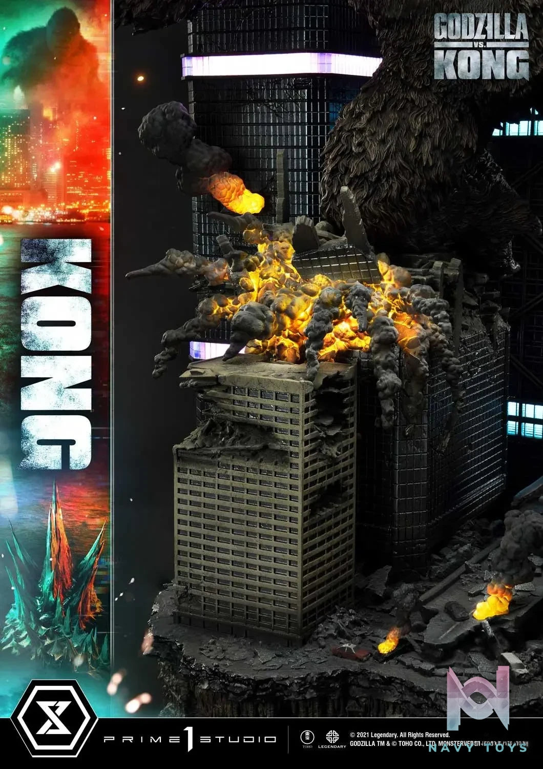 Prime 1 Studio – Ultimate Diorama Masterline Godzilla vs Kong Kong Final Battle UDMGVK-02 (Licensed)