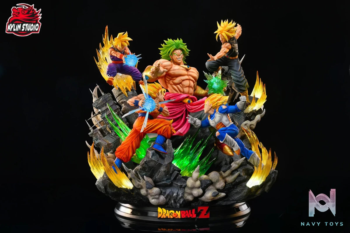 Kylin Studio – Dragon Ball Anniversary Series #2 Super Saiyan VS Broly 1.0 1/6 scale