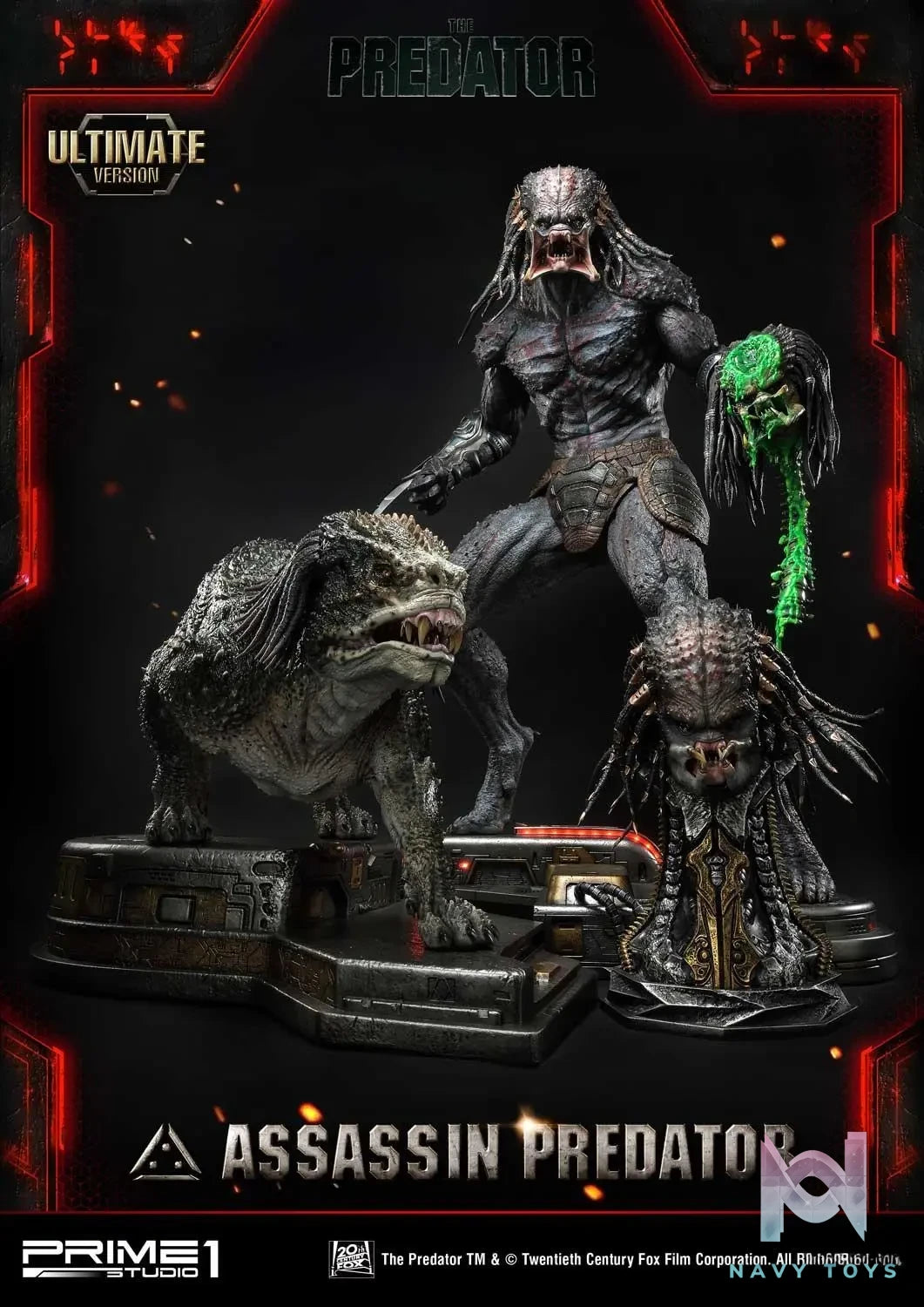 Prime 1 Studio – Premium Masterline The Predator (Film) Assassin Predator PMTPR-02 PMTPR-02DX PMTPR-02UT (Licensed)